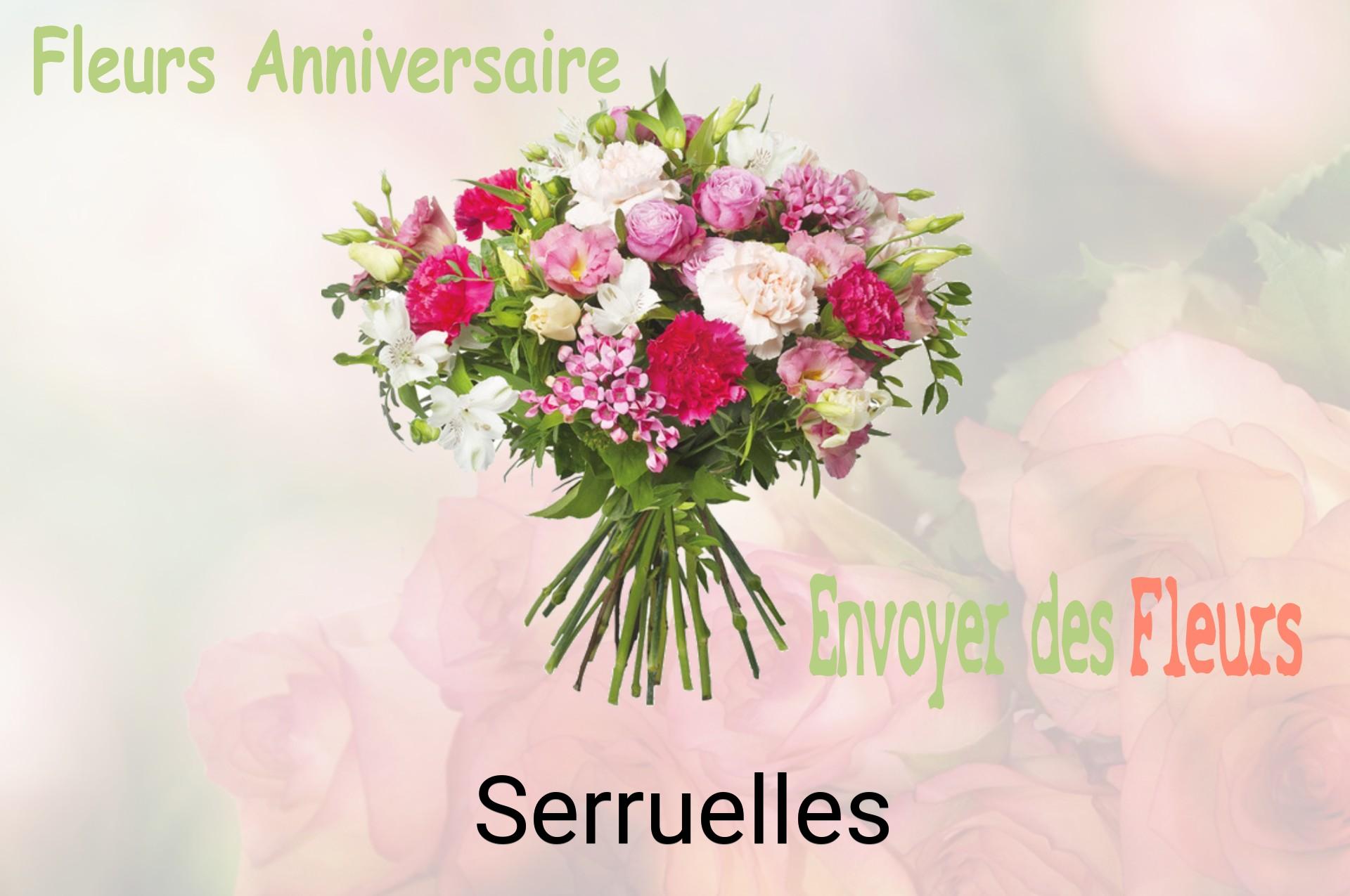 Bouquet de fleurs d’anniversaire livré à Serruelles
