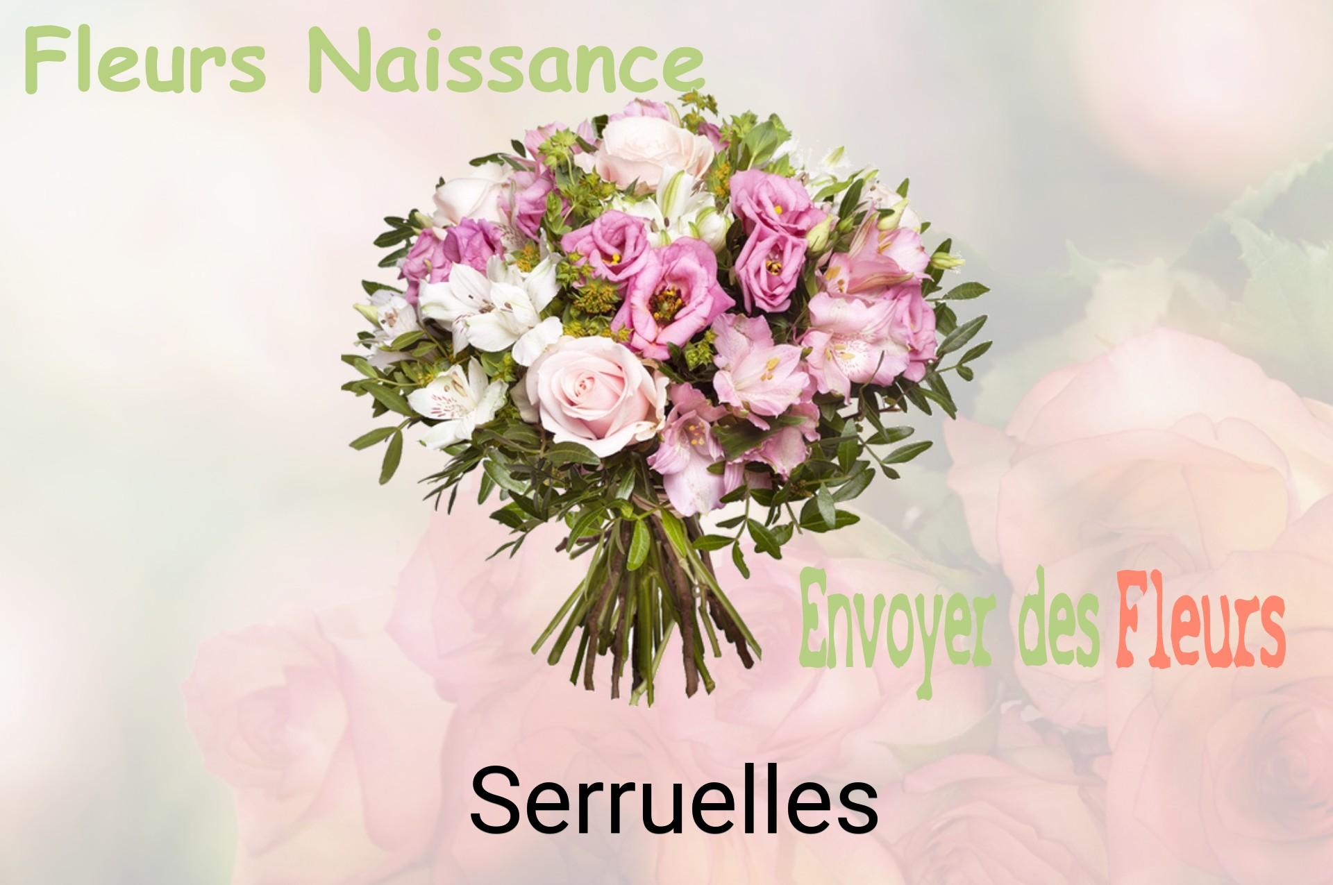 Bouquet de fleurs de naissance livré à Serruelles